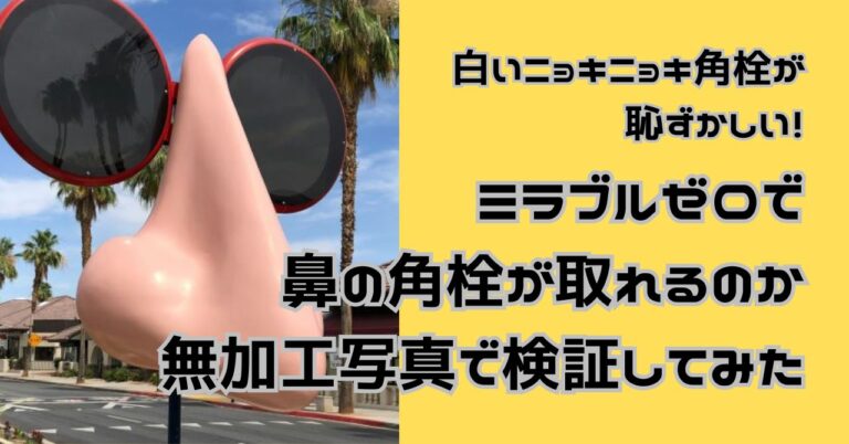 ミラブルゼロ角栓
